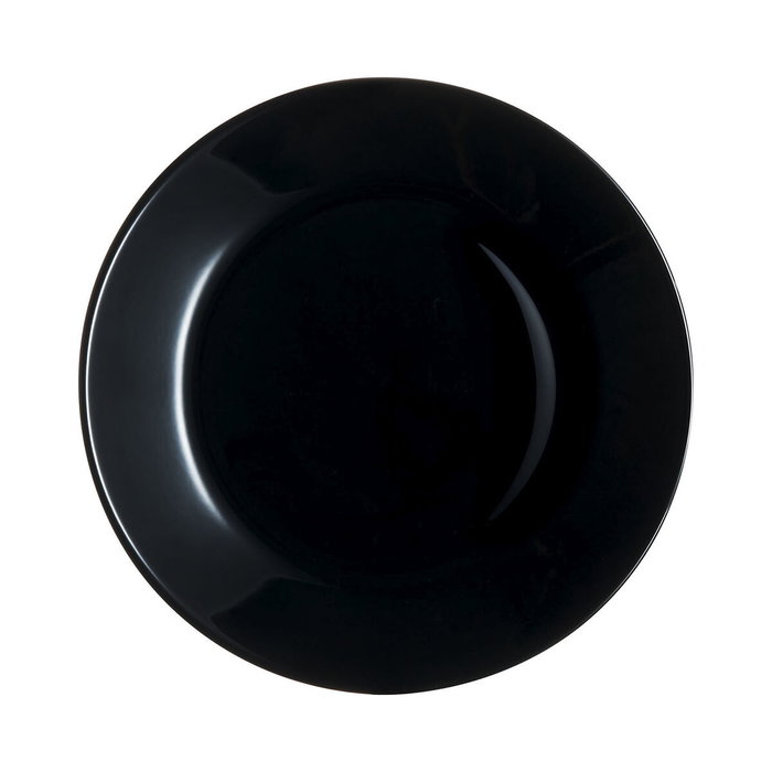 Assiette à dessert Luminarc Zelie Negro Noir verre Ø 18 cm (12 Unités) Assiette à dessert Luminarc Zelie Negro Noir verre Ø 18 cm (12 Unités)