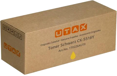 Utax 1T02Z6AUT0 Toner jaune CK-5516y ~10 000 pages Utax 1T02Z6AUT0 Toner jaune CK-5516y ~10 000 pages