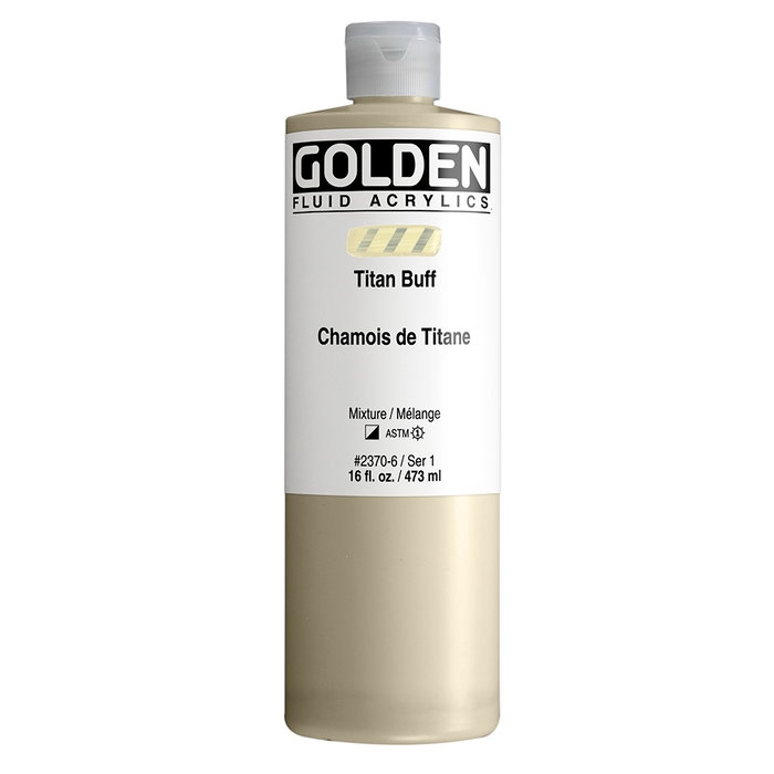 Golden Blanc de titane brut Fluide Acrylique 473 ml Golden Blanc de titane brut Fluide Acrylique 473 ml