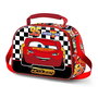 Karactermania Sac porte-repas enfant Cars 3 Racer avec relief 3D - 25,5 x 10 x 20 cm - Rouge - Doublure isothermique