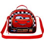 Karactermania Sac porte-repas enfant Cars 3 Racer avec relief 3D - 25,5 x 10 x 20 cm - Rouge - Doublure isothermique