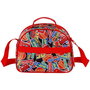 Karactermania Sac porte-repas enfant Cars 3 Racer avec relief 3D - 25,5 x 10 x 20 cm - Rouge - Doublure isothermique