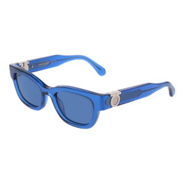 Ferragamo SF2067S-432 Lunettes de soleil Bleu