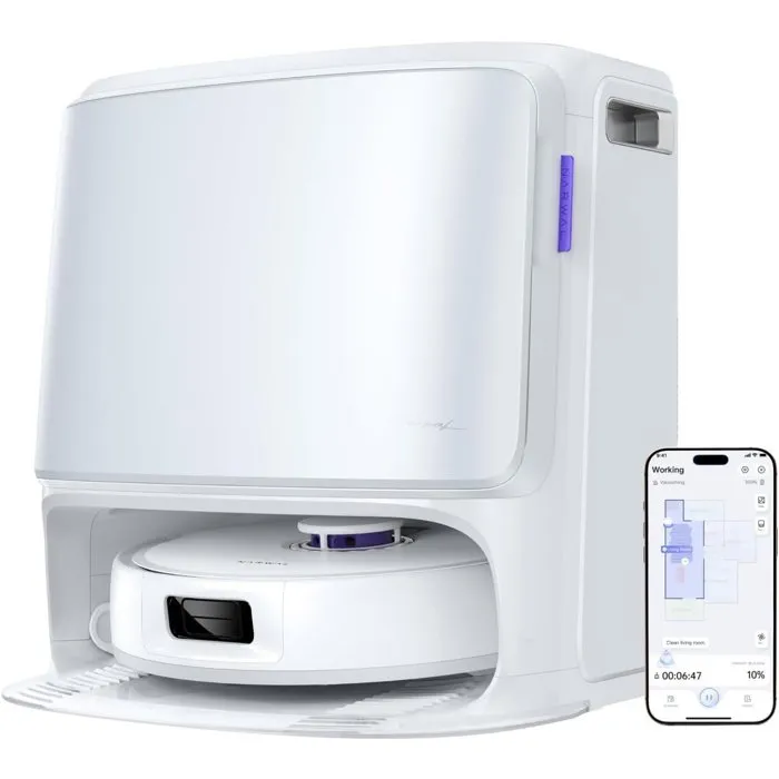 Narwal Freo Z10 - Robot Aspirateur et Laveur à Base Autonome avec Système Anti-Enchevêtrement, Aspiration 15000 Pa et Nettoyage à 75°C Narwal Freo Z10 - Robot Aspirateur et Laveur à Base Autonome avec Système Anti-Enchevêtrement, Aspiration 15000 Pa et Nettoyage à 75°C