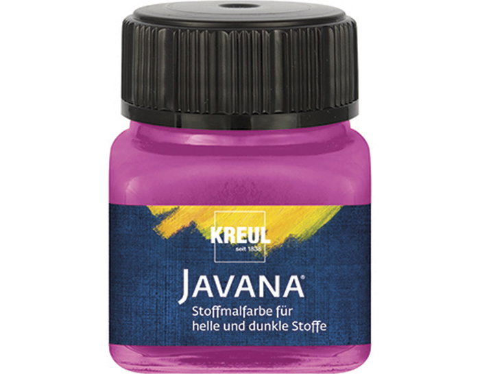 Kreul Peinture textile Javana opaque magenta 20ml Kreul Peinture textile Javana opaque magenta 20ml