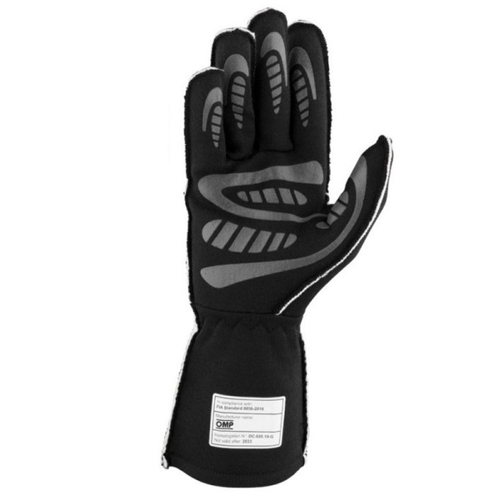 Omp Gants First Fia 8856-2018 My2025 Noir Taille XS OMPIB0-0776-B01-071-XS