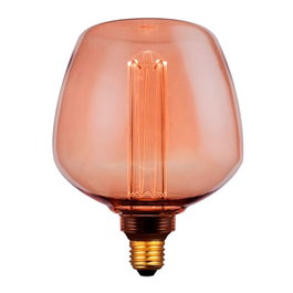 Fbright ST123 Ampoule LED Décorative Globe Irrégulier E27 4W 200lm 1800K Lumière Chaude Vintage Ambre