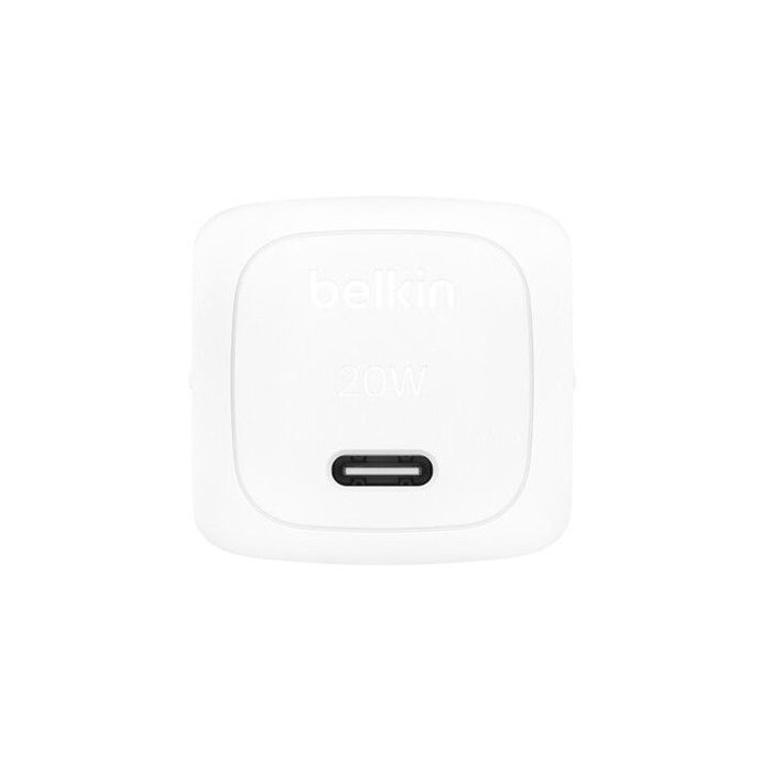 Belkin WCA009KQWH Chargeur mural Boost Charge USB-C 20 W blanc
