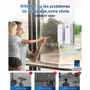 Ecovacs WINBOT Mini Robot lave-vitre compact - Double buses à pulvérisation ultrasonique, aspiration 7500 Pa pour vitres jusqu'à 30 m²