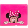 DISNEY Blister/Étui Maquillage Minnie avec 6 Fards à Paupières, 12 Brillants à Lèvres et 3 Pinceaux