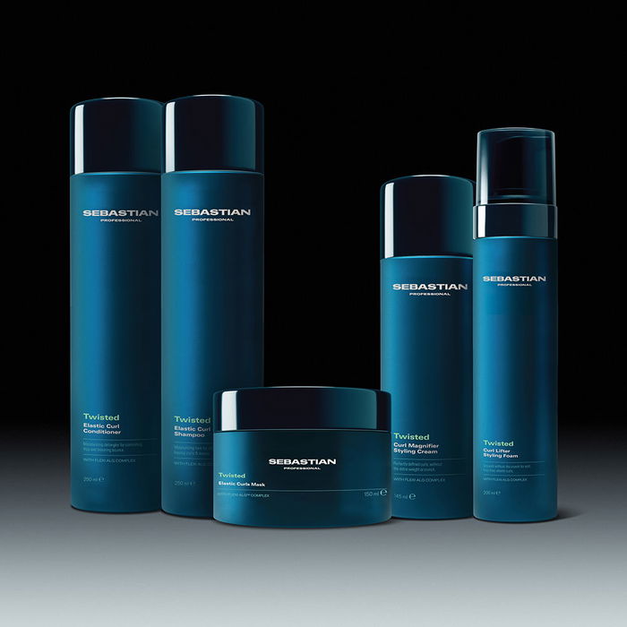 Sebastian Professionals Masque Twisted Mask, soin hydratant intense anti-frisottis pour cheveux bouclés et ondulés, 500 ml