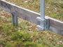 Next Green Support de tube pour montage sur poutre et façade 60-108 mm, galvanisé, pour bornes de recharge et murs