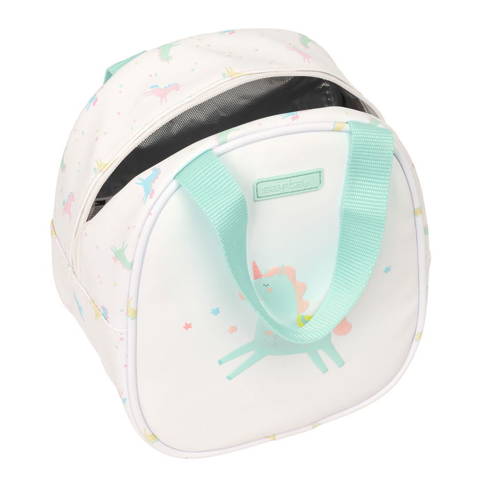 Sac glacière goûter Safta Unicornio Beige 19 x 22 x 14 cm