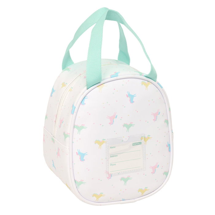 Sac glacière goûter Safta Unicornio Beige 19 x 22 x 14 cm Sac glacière goûter Safta Unicornio Beige 19 x 22 x 14 cm