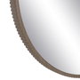 BigBuy Home Miroir mural Naturel Rond 89,5 x 4,5 x 89,5 cm