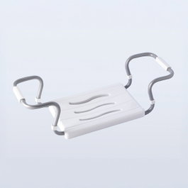 Basics Siège de baignoire réglable blanc