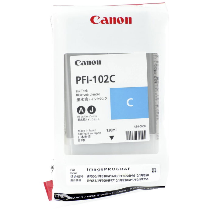 Canon PFI-102C Cyan