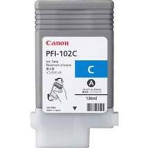 Canon Cartouche d'encre PFI-102 Cyan 130ml pour IPF500/510/600/610/605