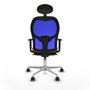 Piqueras y Crespo Chaise de Bureau avec Appui-tête Jorquera 1D086N1 Orange