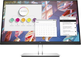 HP Moniteur E24 G4 60.5 cm (23.8") Full HD IPS, 1920x1080, 5ms, 250 cd/m², sans scintillement, HP Eye Ease, réglage quadridirectionnel