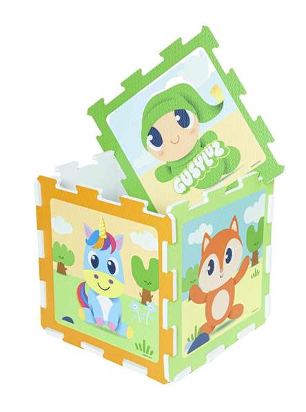 Molto - Tapis puzzle pour bébé et enfants en mousse (EVA), 91,5 x 91,5 x 2 cm - Jeu d'éveil et protection antidérapante