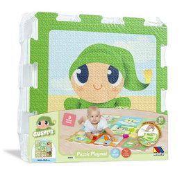 Molto - Tapis puzzle pour bébé et enfants en mousse (EVA), 91,5 x 91,5 x 2 cm - Jeu d'éveil et protection antidérapante