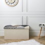 Home Deco Factory Banco-pouf pliable patchwork