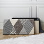 Home Deco Factory Banco-pouf pliable patchwork