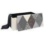 Home Deco Factory Banco-pouf pliable patchwork
