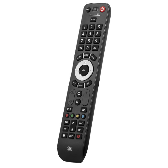 One For All URC7125 Télécommande Universelle pour 2 Dispositifs Smart TV Evolve 2