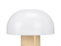 Giftdecor Lampe de Table Beige en Plastique ABS 14.5x22x14.5 cm (Set de 8)