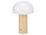Giftdecor Lampe de Table Beige en Plastique ABS 14.5x22x14.5 cm (Set de 8)