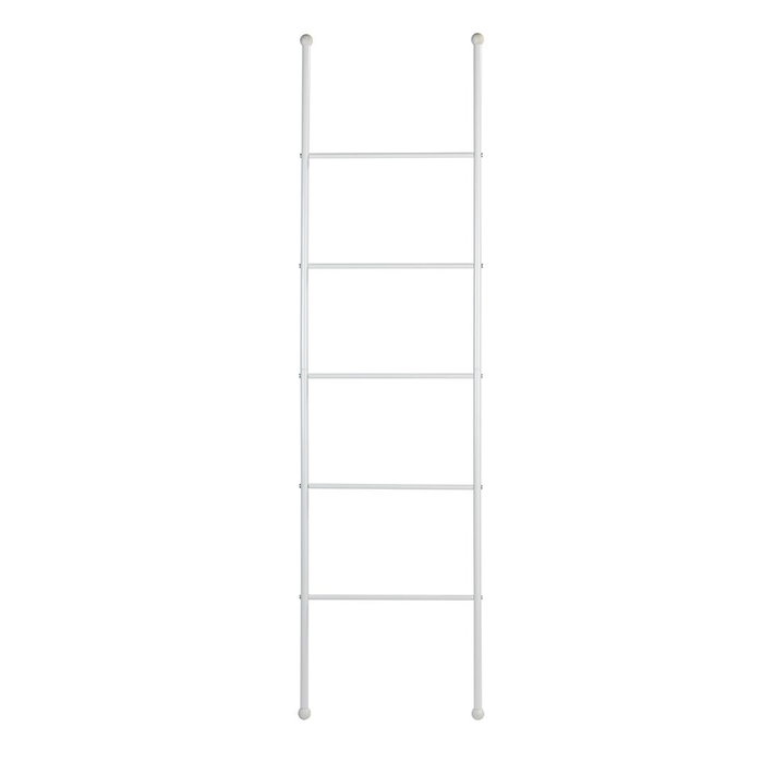 Wenko 22508100 Toallero escalier Viva, acier peint blanc, 5 barres, pieds antidérapants Wenko 22508100 Toallero escalier Viva, acier peint blanc, 5 barres, pieds antidérapants