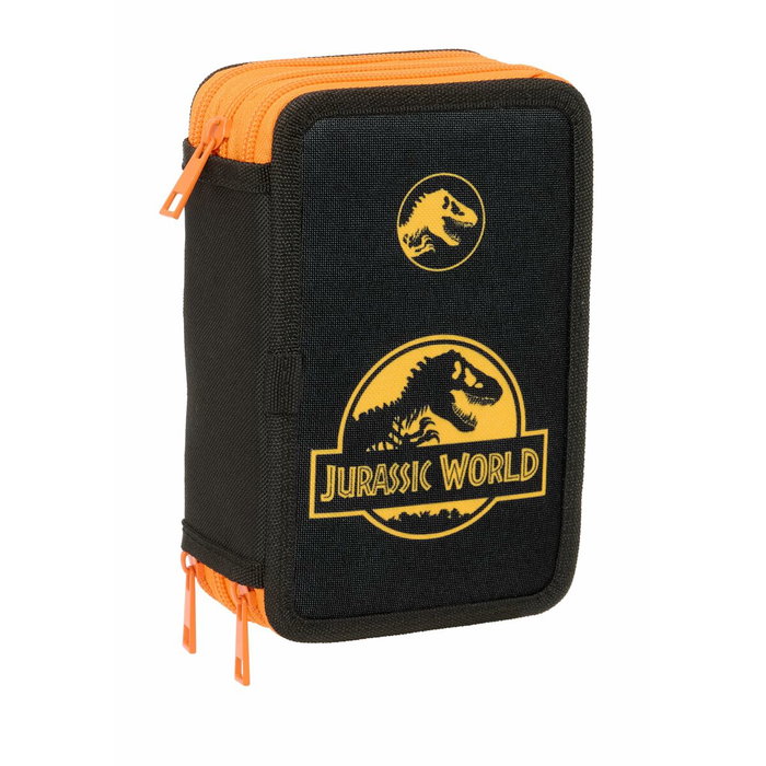 Pochette à crayons triple Jurassic World Noir 12,5 x 19,5 x 5,5 cm 37 Pièces Pochette à crayons triple Jurassic World Noir 12,5 x 19,5 x 5,5 cm 37 Pièces