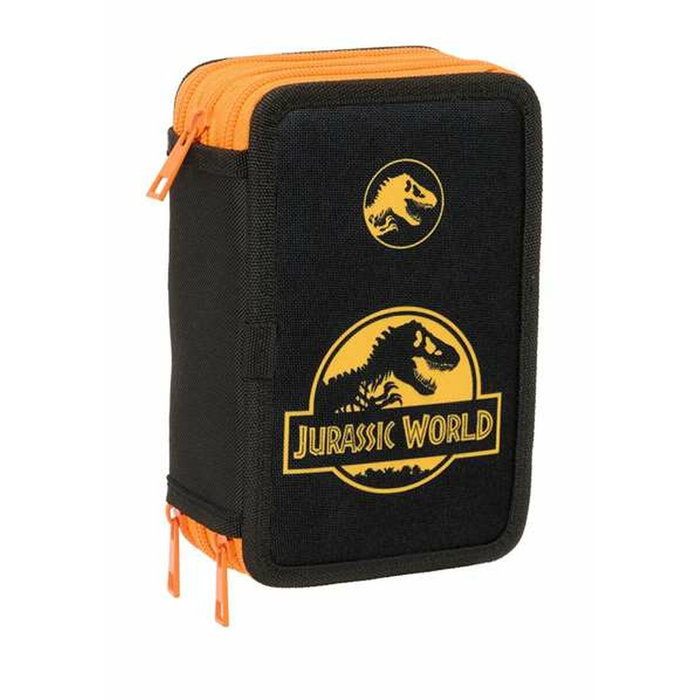 Pochette à crayons triple Jurassic World Noir 12,5 x 19,5 x 5,5 cm 37 Pièces Pochette à crayons triple Jurassic World Noir 12,5 x 19,5 x 5,5 cm 37 Pièces