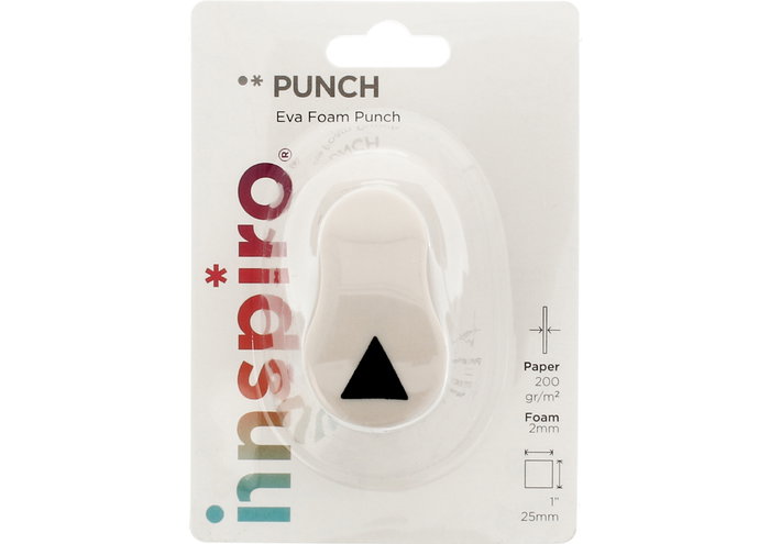 Innspiro Perforatrice de formes triangle 25mm Eva Foam Punch