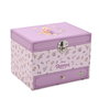 WIDDOP & CO Joyer Musical Rapunzel Princesses Disney - Coffret à Bijoux avec Mélodie et Tiroir à Souvenirs, Motif Floral