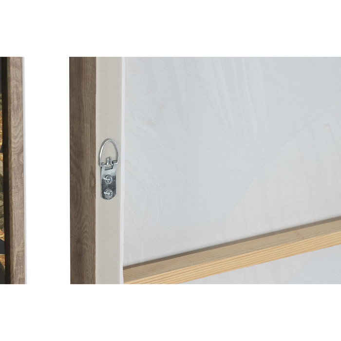 Toile Home ESPRIT Noir Vert Doré Palmiers Tropical 103 x 4,5 x 143 cm (2 Unités)