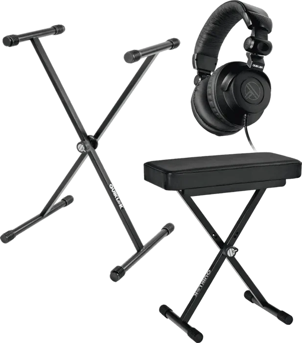 QUIKLOK Bundle pour Clavier - Support + Banquette + Casque Quiklok QUIKLOK Bundle pour Clavier - Support + Banquette + Casque Quiklok