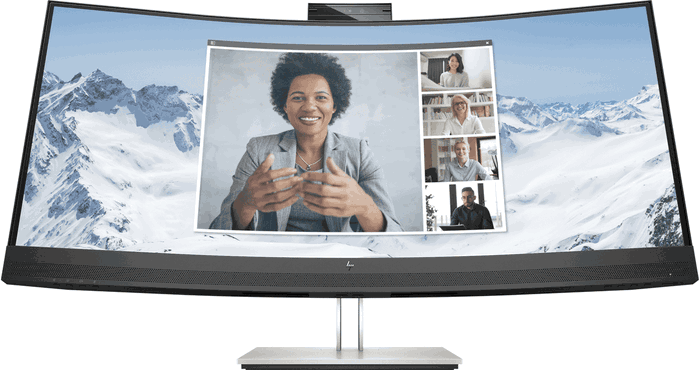 HP E34m G4 Écran de conférence incurvé 34 pouces WQHD USB-C HP E34m G4 Écran de conférence incurvé 34 pouces WQHD USB-C