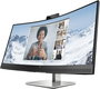 HP E34m G4 - Écran courbé WQHD 34" pour visioconférence avec webcam 5 MP, micros, HP intégrés et USB-C 65W