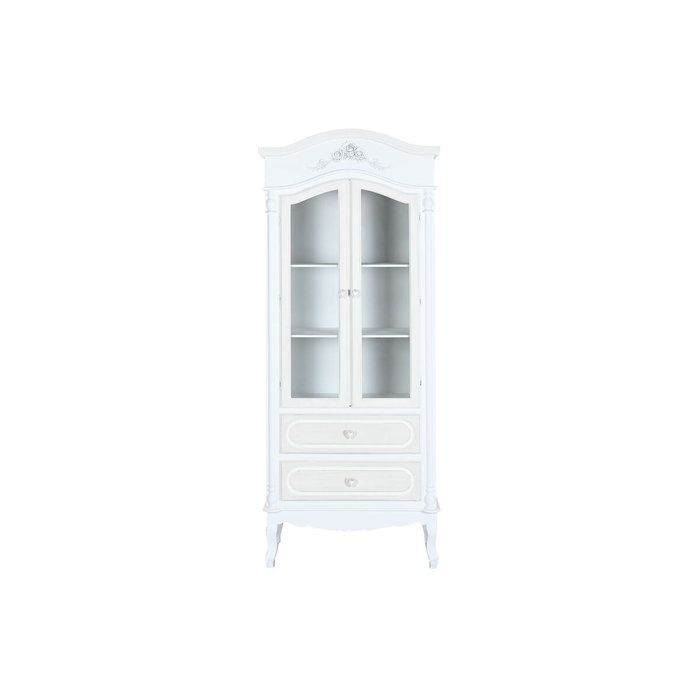 Présentoir Home ESPRIT Blanc Bois Verre 76 x 39 x 193 cm Présentoir Home ESPRIT Blanc Bois Verre 76 x 39 x 193 cm