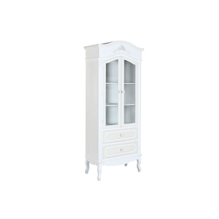 Présentoir Home ESPRIT Blanc Bois Verre 76 x 39 x 193 cm Présentoir Home ESPRIT Blanc Bois Verre 76 x 39 x 193 cm