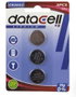 Datacell Pile Bouton CR2032 Lithium - Blister de 3 piles pour montres, jouets et appareils électroniques