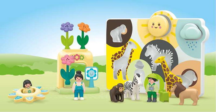Playmobil Mi Primer Set de Figurines et Animaux pour Jeu d'Imitation, 18 Mois et Plus, Contenu Multilingue Playmobil Mi Primer Set de Figurines et Animaux pour Jeu d'Imitation, 18 Mois et Plus, Contenu Multilingue