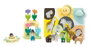 Playmobil Mi Primer Set de Figurines et Animaux pour Jeu d'Imitation, 18 Mois et Plus, Contenu Multilingue
