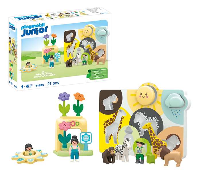 Playmobil Mi Primer Set de Figurines et Animaux pour Jeu d'Imitation, 18 Mois et Plus, Contenu Multilingue Playmobil Mi Primer Set de Figurines et Animaux pour Jeu d'Imitation, 18 Mois et Plus, Contenu Multilingue
