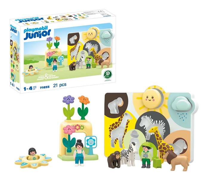 Playmobil Mi Primer Set de Figurines et Animaux pour Jeu d'Imitation, 18 Mois et Plus, Contenu Multilingue Playmobil Mi Primer Set de Figurines et Animaux pour Jeu d'Imitation, 18 Mois et Plus, Contenu Multilingue