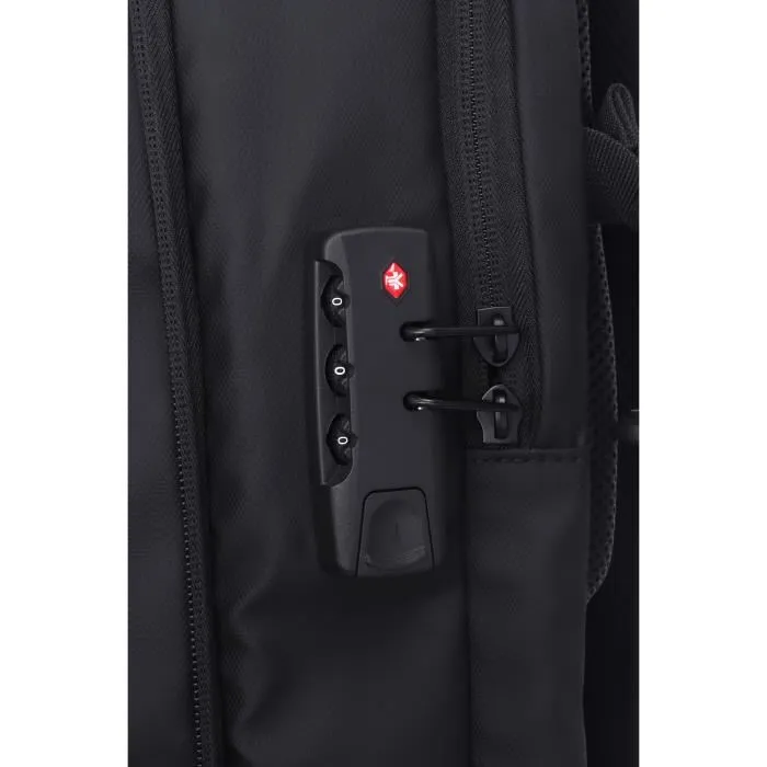 Swiss Fly Sac de Voyage à Compression Sous Vide 40 L - Pompe à Batterie Lithium, Imperméable, Multipoches, Antivol - Pour Ordinateur 17 Pouces