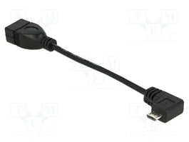 DELOCK Câble USB 2.0 OTG 0,11m noir